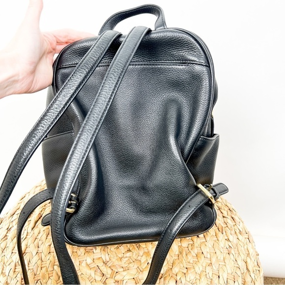 Vera Bradley Leather Leighton Backpack in Uptown Stripes zebra print bag main image 4